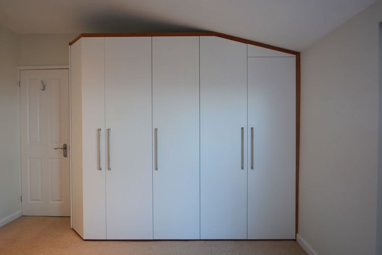 Cherrywood Trim Fitted Wardrobe Bristol