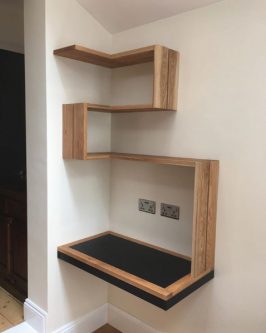 Corner shelving